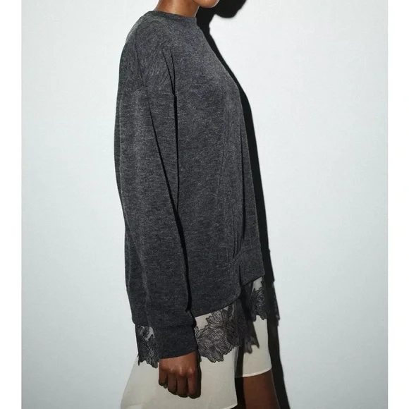 Zara Soft Effect Combination Dress - Picture 3 of 8